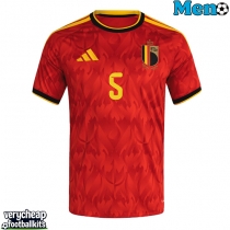 Belgium Maxim De Cuyper #5 Replica Home Shirt World Cup 2026 Short Sleeve